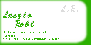 laszlo robl business card
